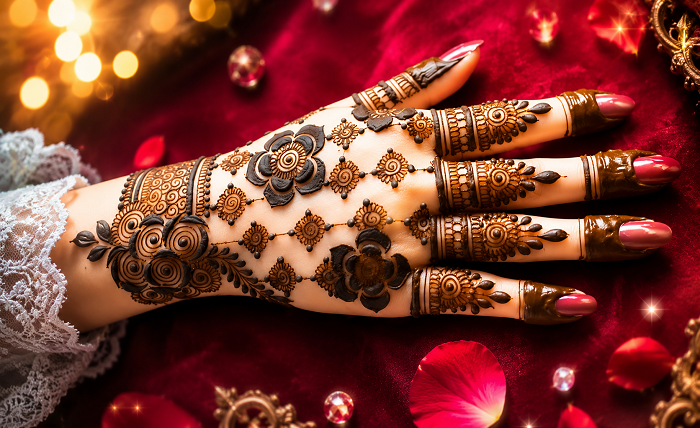 Instagram Stylish Royal Front Hand Mehndi Design